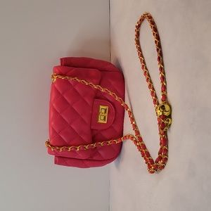 NWOT Maple Leaf Quilted Crossbody Purse